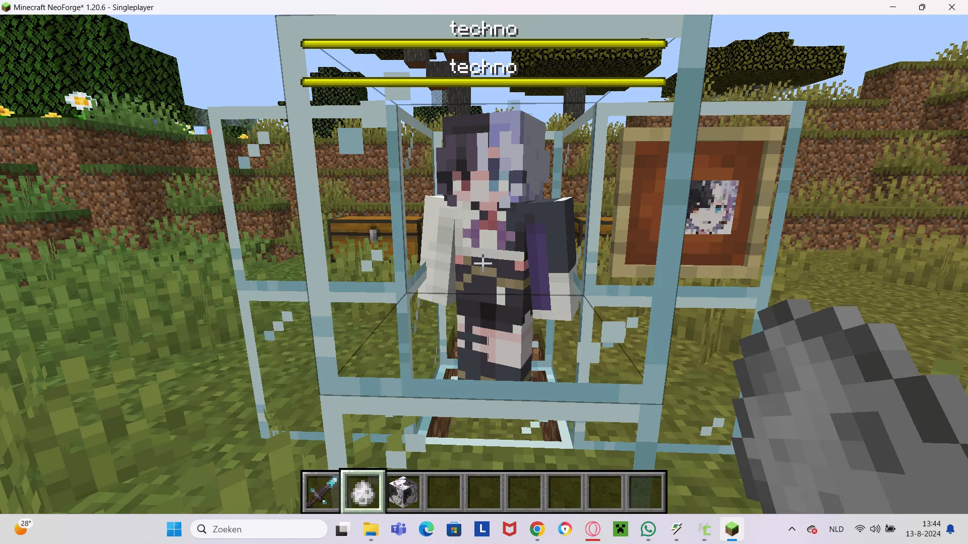 the weapons and custom mobs canceled and about to be remade, Моды, Minecraft