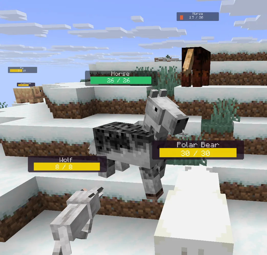 Simple Hp Bar, Моды, Minecraft