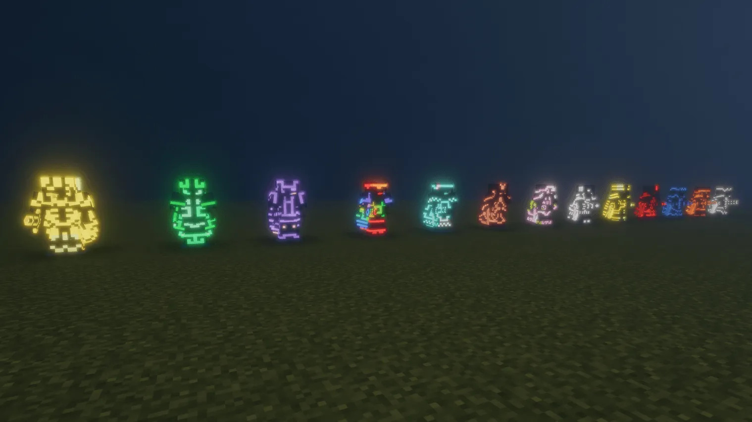 Glowing Trim Ultimate — скриншот 10 (Текстуры, Minecraft)