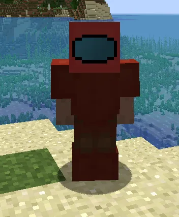 Among Us Pumpkin Vision — скриншот 1 (Текстуры, Minecraft)
