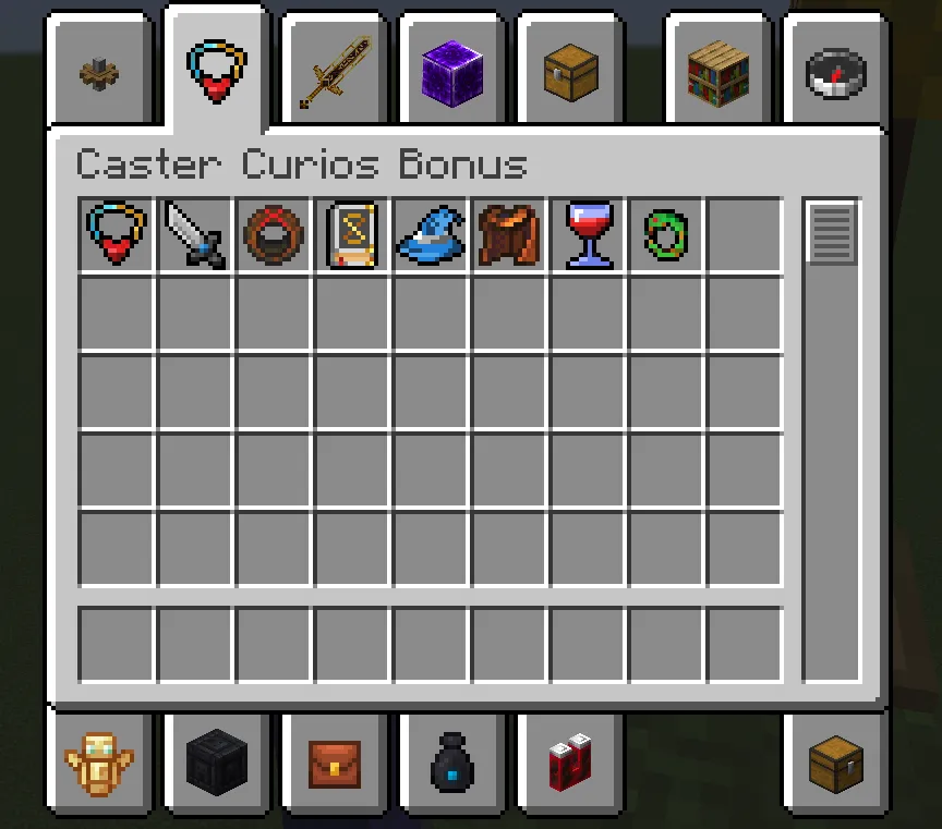 Caster Curios Bonus, Моды, Minecraft