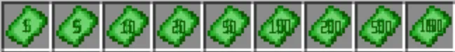 JustMoney, Моды, Minecraft