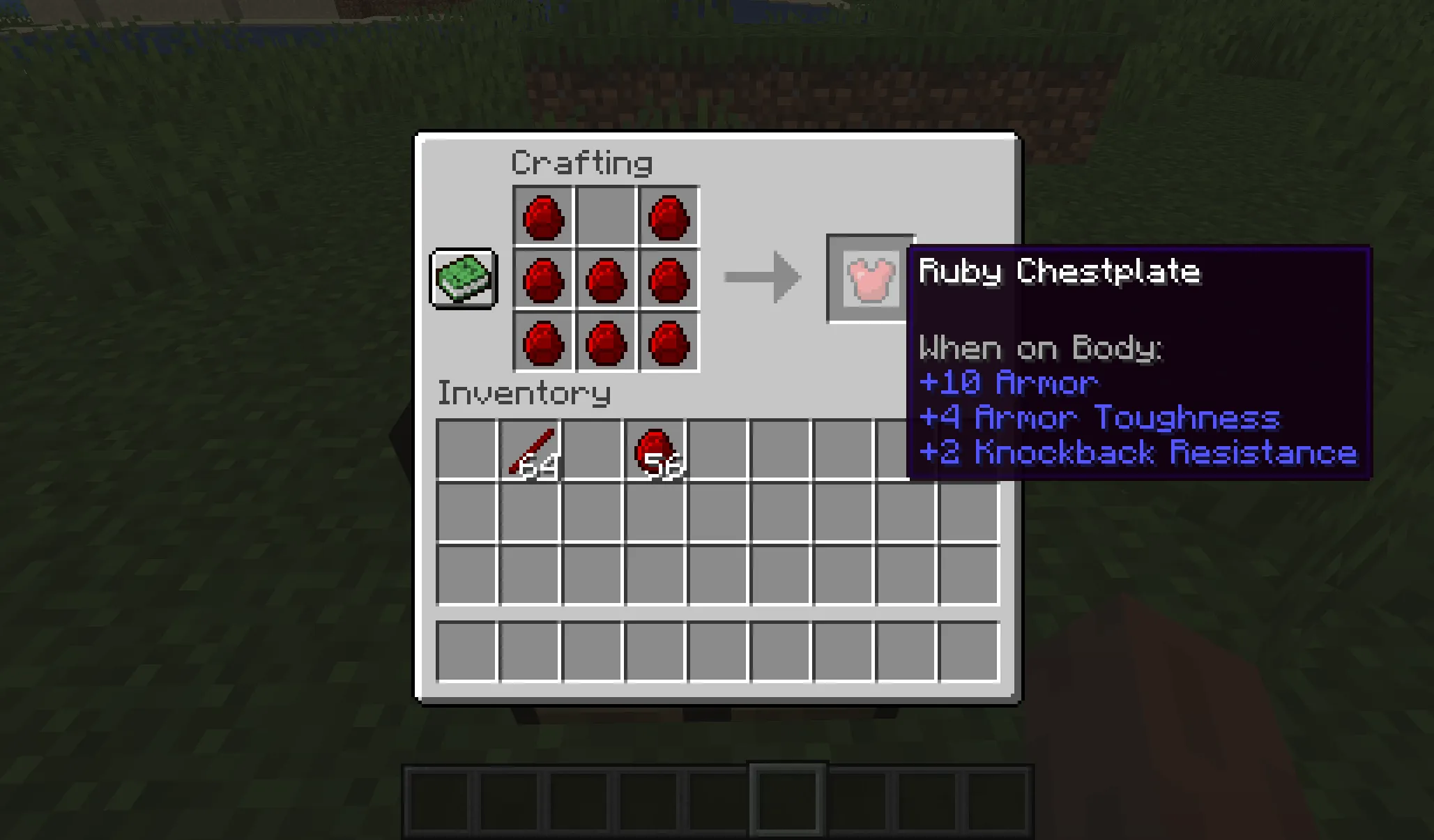 Ruby Tools and Armour, Моды, Minecraft