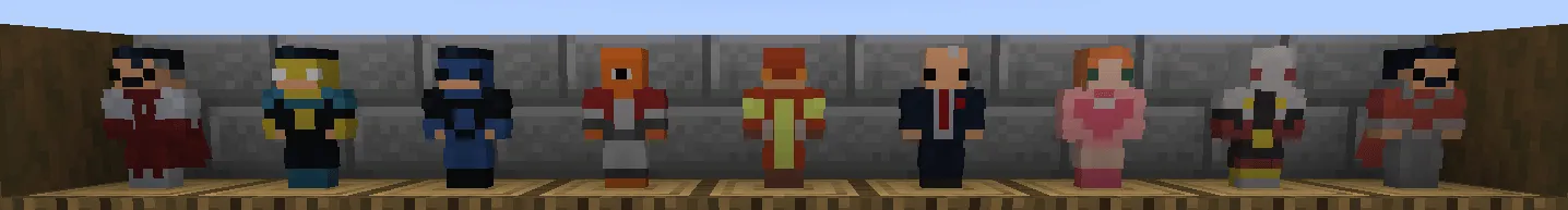 Foi1ys Superhero Collectables, Моды, Minecraft