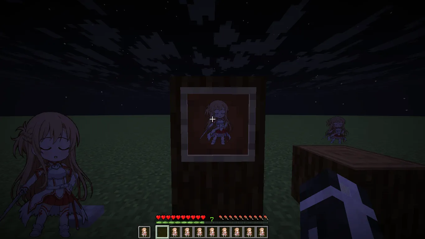 Chibi Asuna Totem — скриншот 4 (Текстуры, Minecraft)