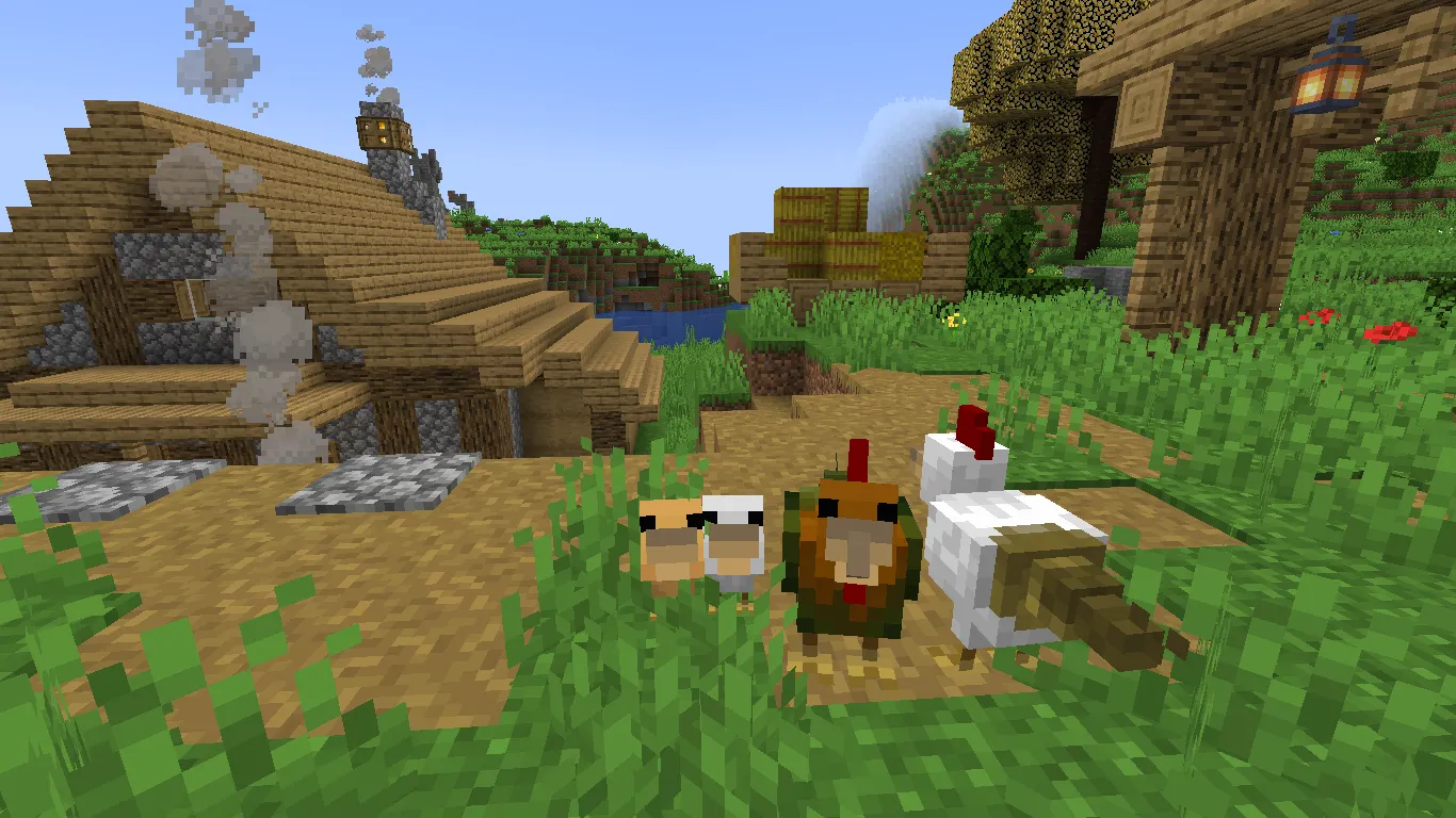 Cockatrice Chickens — скриншот 1 (Текстуры, Minecraft)