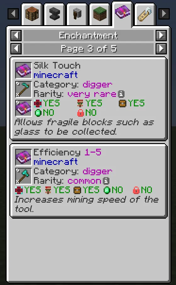 EMI Enchants, Моды, Minecraft