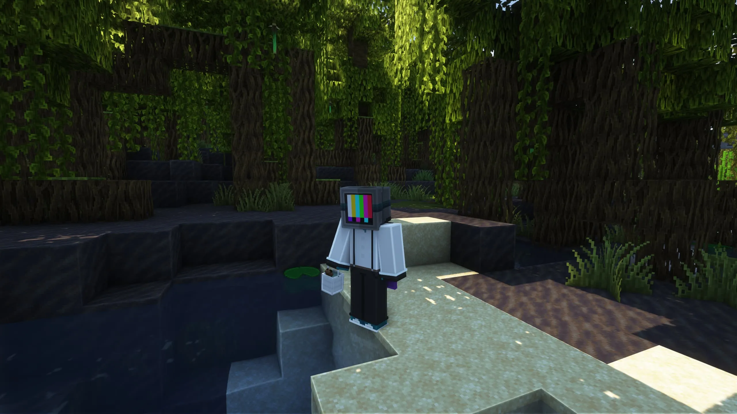 Buckets 3D [optifine] — скриншот 6 (Текстуры, Minecraft)