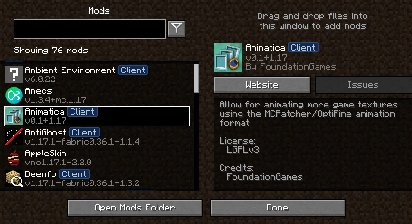 ImproFine, Модпаки, Minecraft