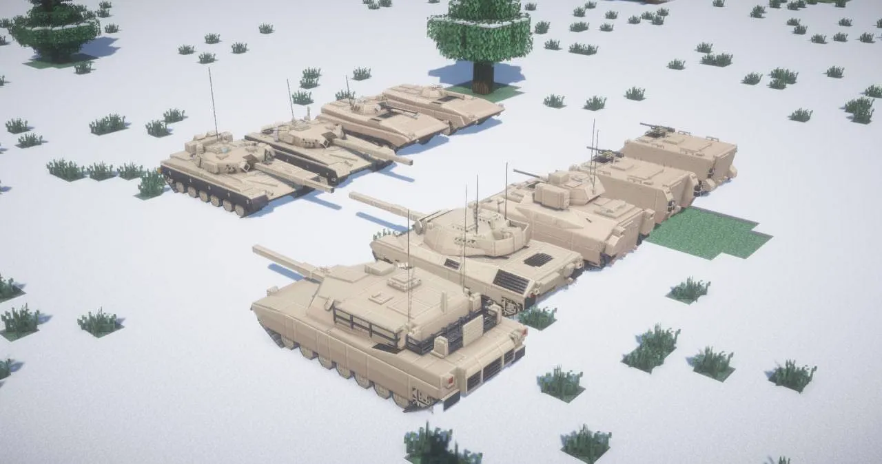 [IV/MTS] P:WIC [Project: World in Conflict], Моды, Minecraft