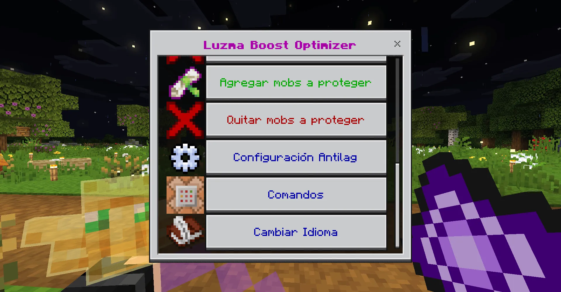⚡ Luzma Boost Optimizer for Bedrock (no lite) — скриншот 4 (Аддоны, Minecraft)