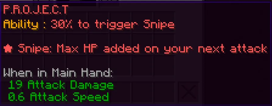 Project Zeta, Моды, Minecraft