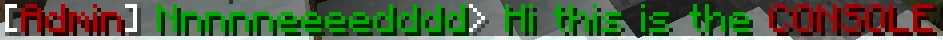 ConsoleChat — скриншот 1 (Плагины, Minecraft)