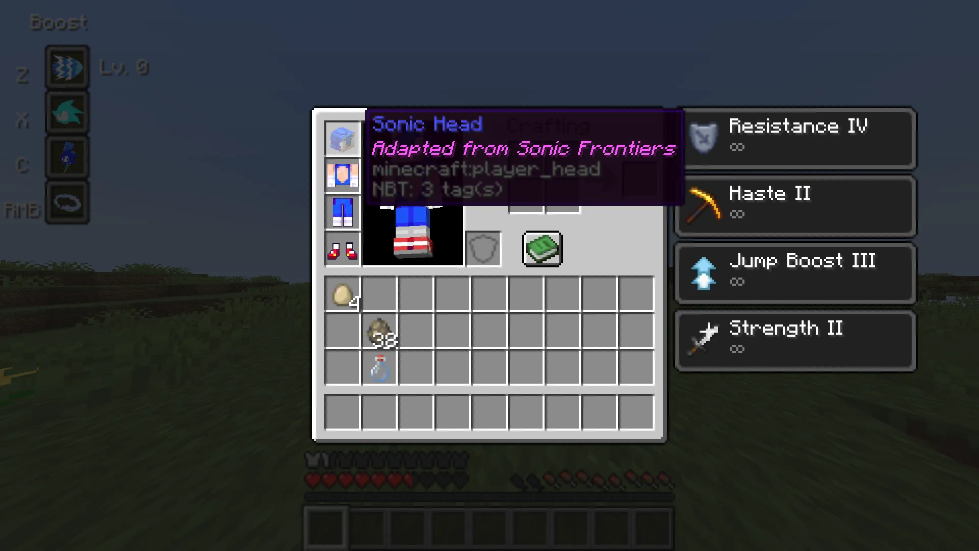 Sonic Frontiers-Beyond the Horizon, Моды, Minecraft