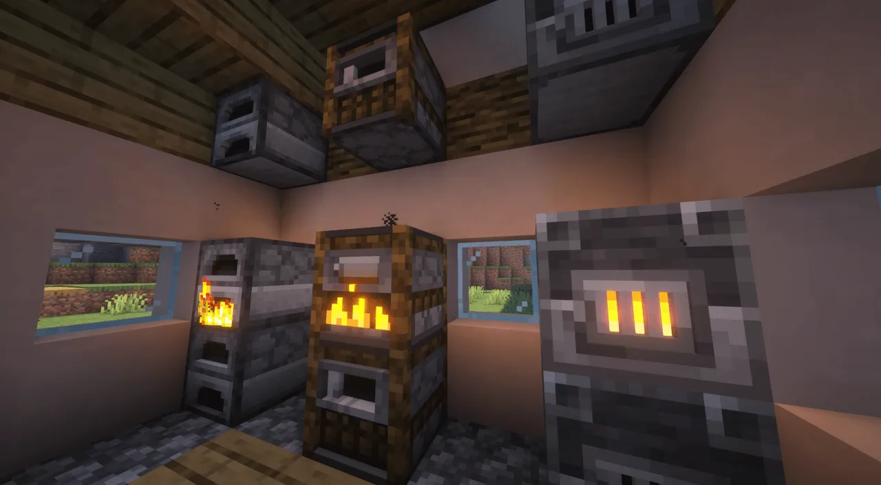 Undopia 3D Furnaces — скриншот 1 (Текстуры, Minecraft)