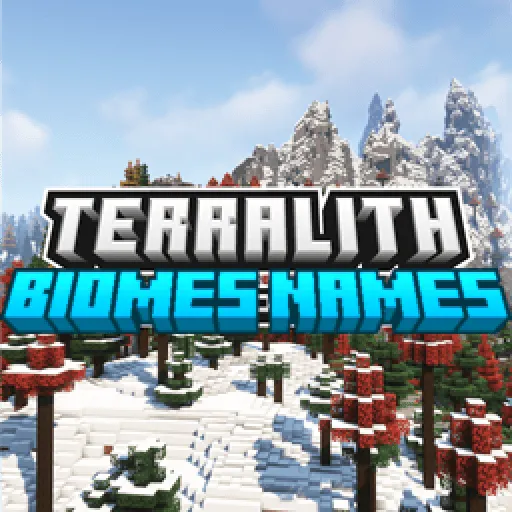 Terralith, Incendium, Nullscape Biomes Names — скриншот 1 (Текстуры, Minecraft)