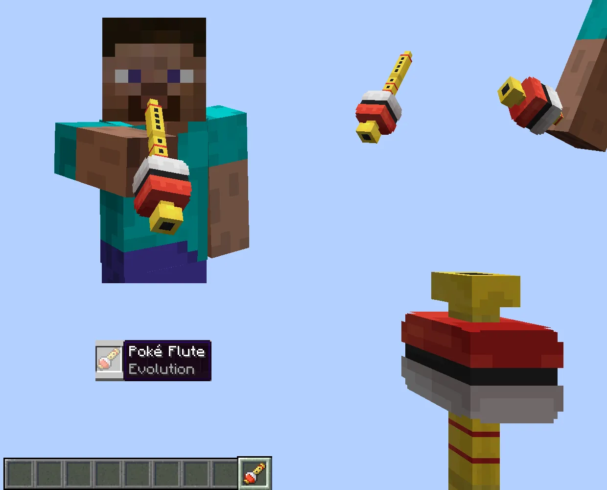 Poké Flute - Cobblemon, Текстуры, Minecraft