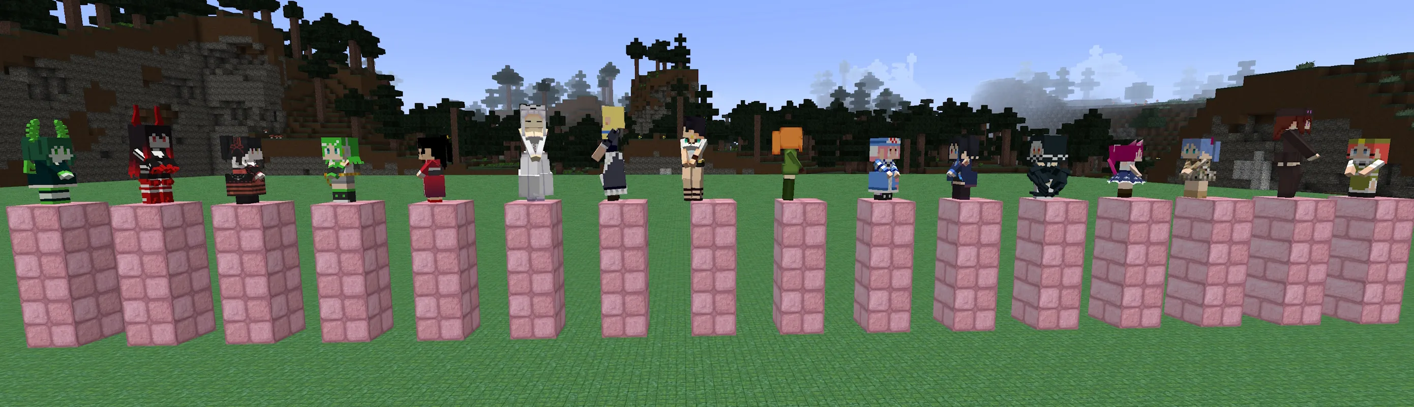 Little Maid Mob Ultimate Pack (All JP Forum Skins and Models!), Моды, Minecraft