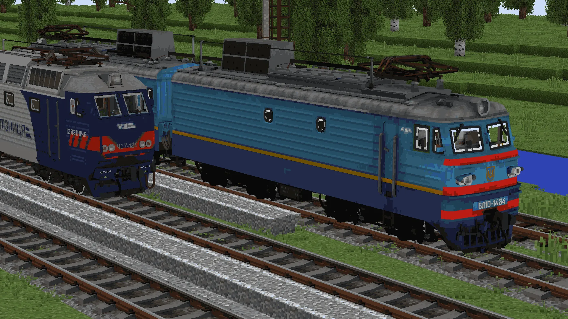 Ukrainian Texel Railway Pack (IR - Immersive railroading) — скриншот 3 (Текстуры, Minecraft)