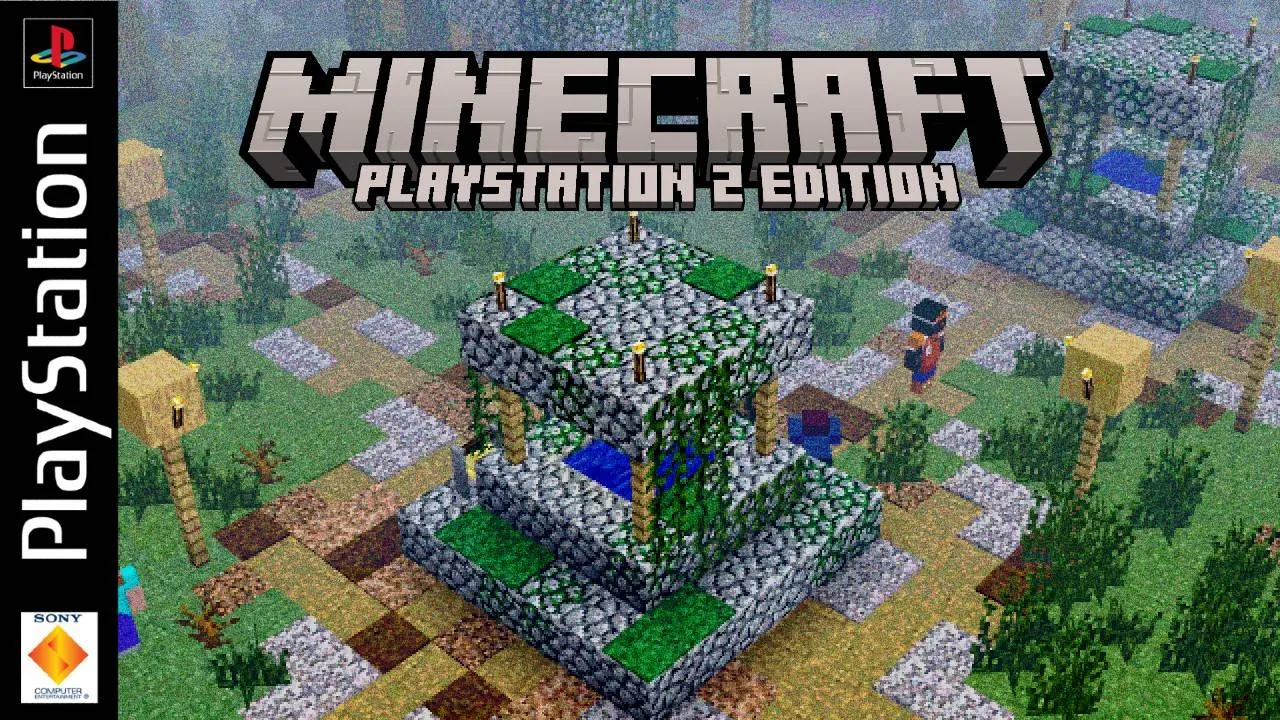 PS2 CRAFT - Zombie Survival Horror Edition — скриншот 1 (Модпаки, Minecraft)