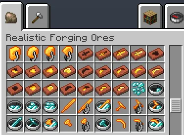 Salty's Realistic Forging Retexture — скриншот 2 (Текстуры, Minecraft)