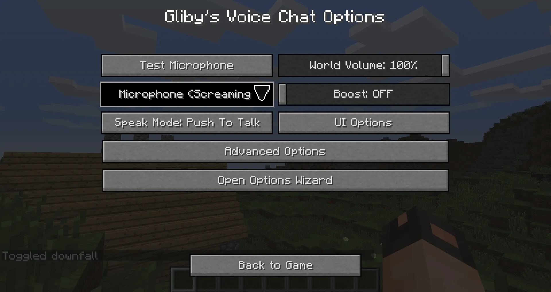 Gliby's Voice Chat, Моды, Minecraft