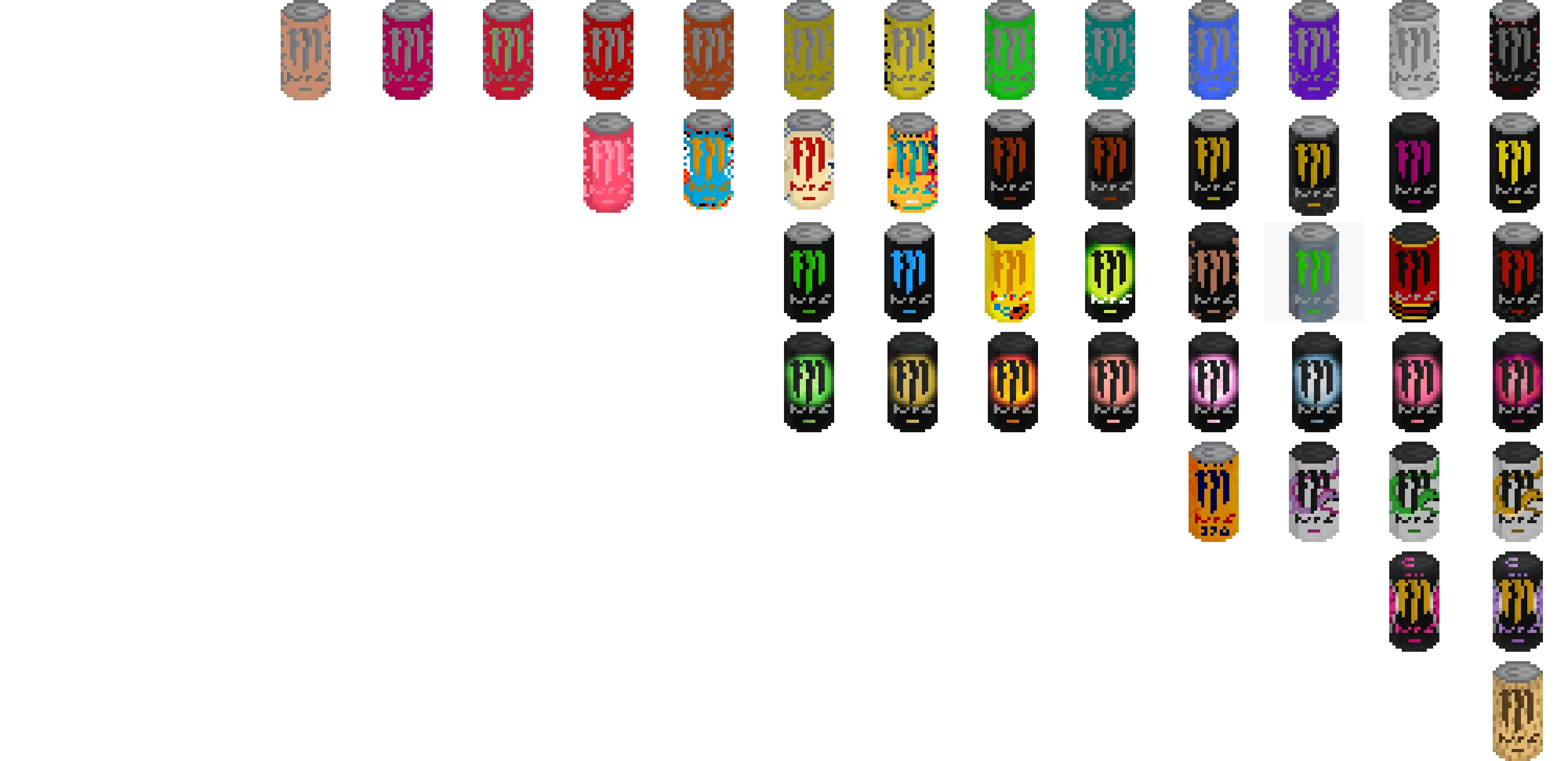 Monster Energy by Simbaplayer, Моды, Minecraft