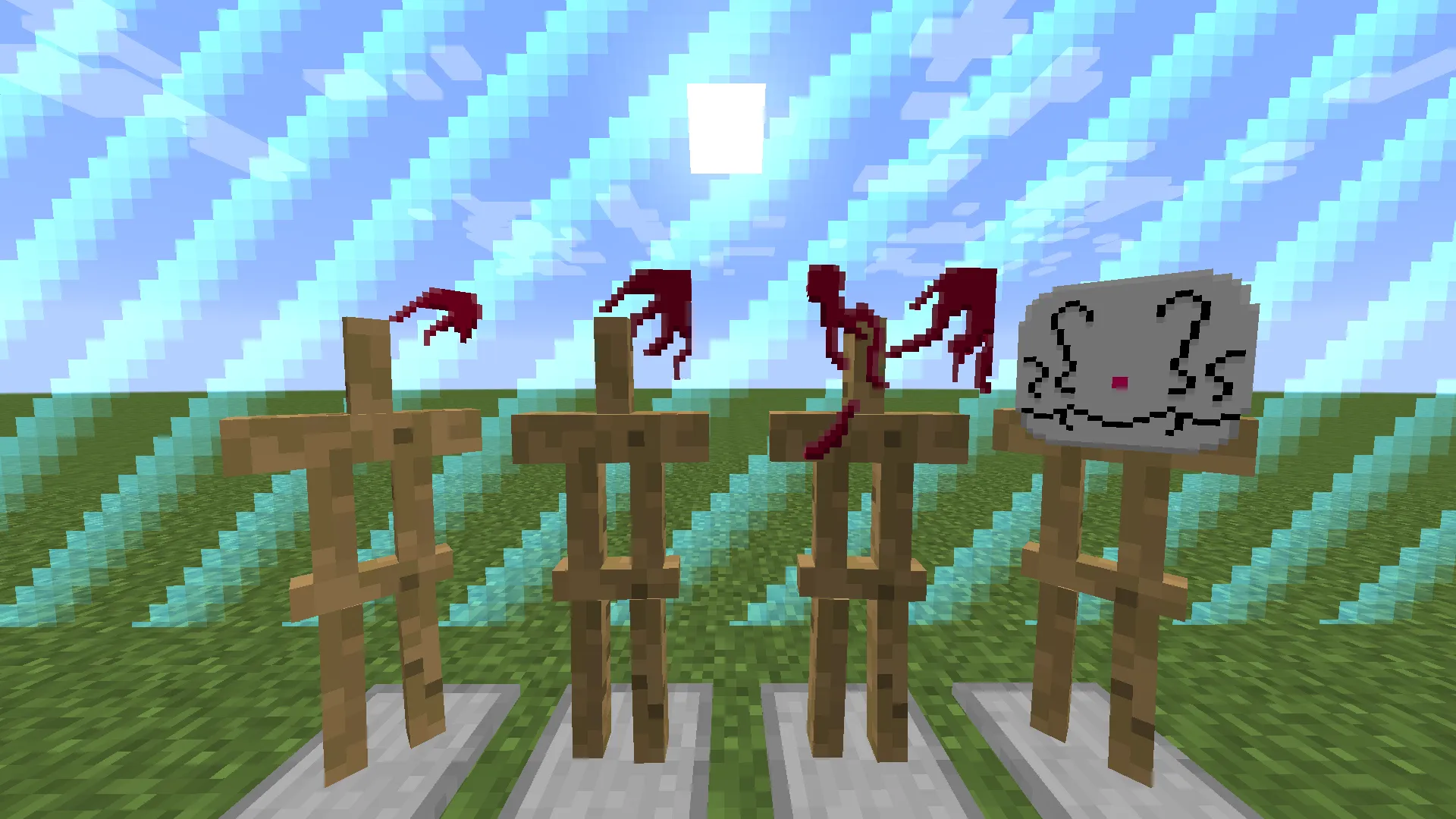 Lucky Block Anime, Кастомизации, Minecraft