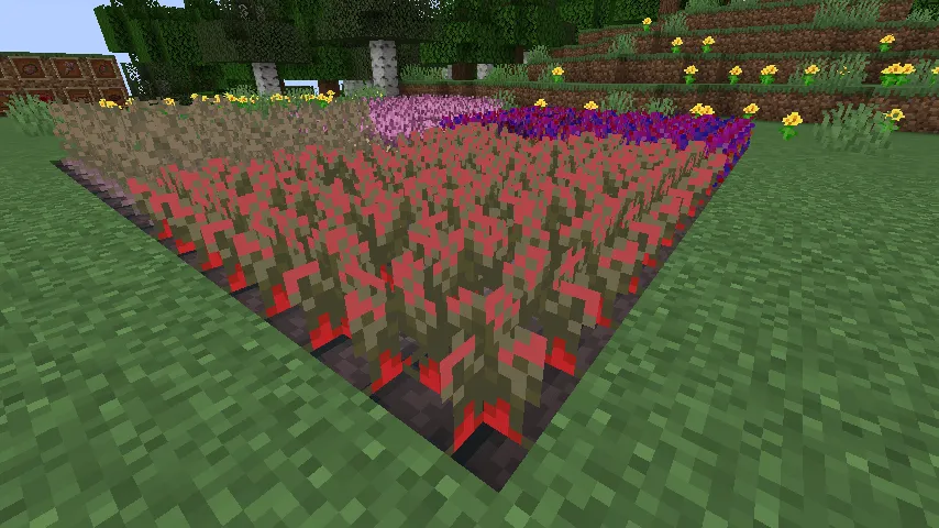Lava Crops — скриншот 3 (Моды, Minecraft)