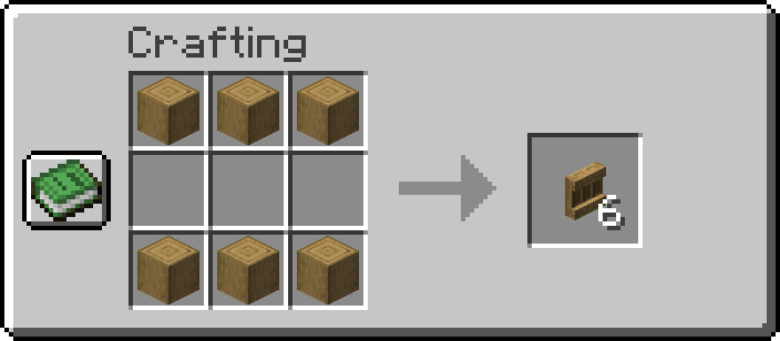 Backported Shelves — скриншот 1 (Моды, Minecraft)