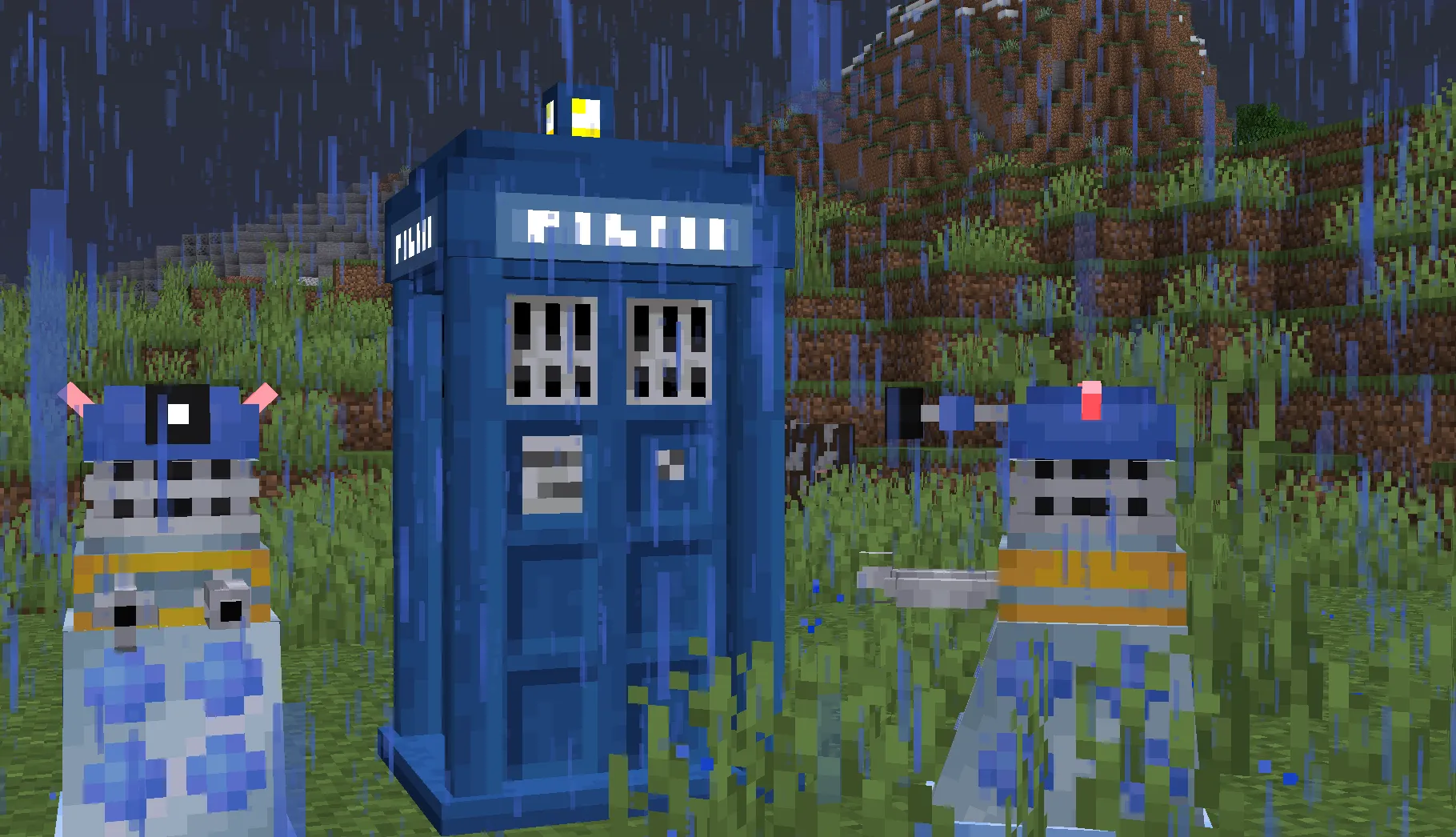 Dalek Invasion, Моды, Minecraft