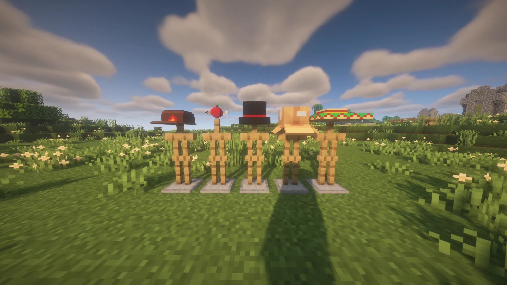 Pixloft's 3D Hats v2.0 — скриншот 1 (Текстуры, Minecraft)