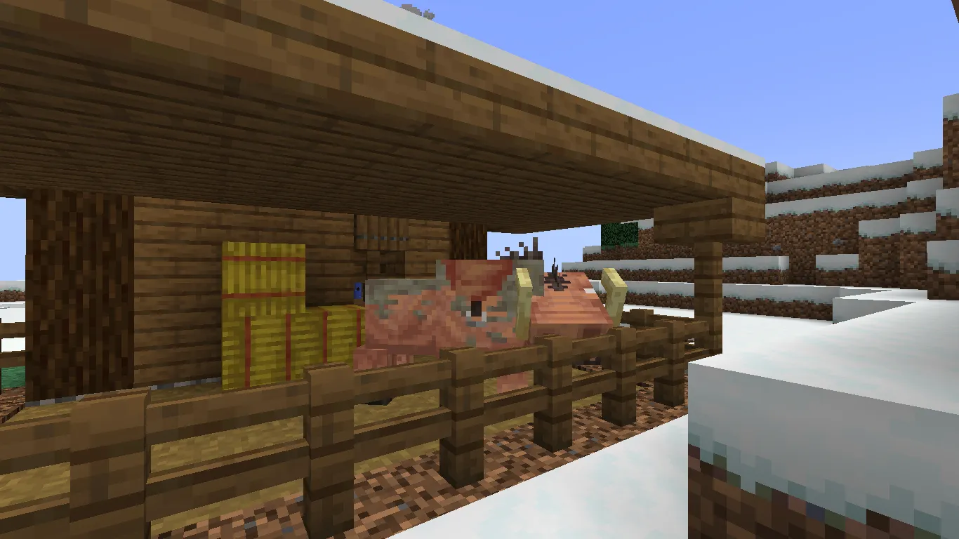 Alex's Mobs' Tusklin Hoglin — скриншот 2 (Текстуры, Minecraft)