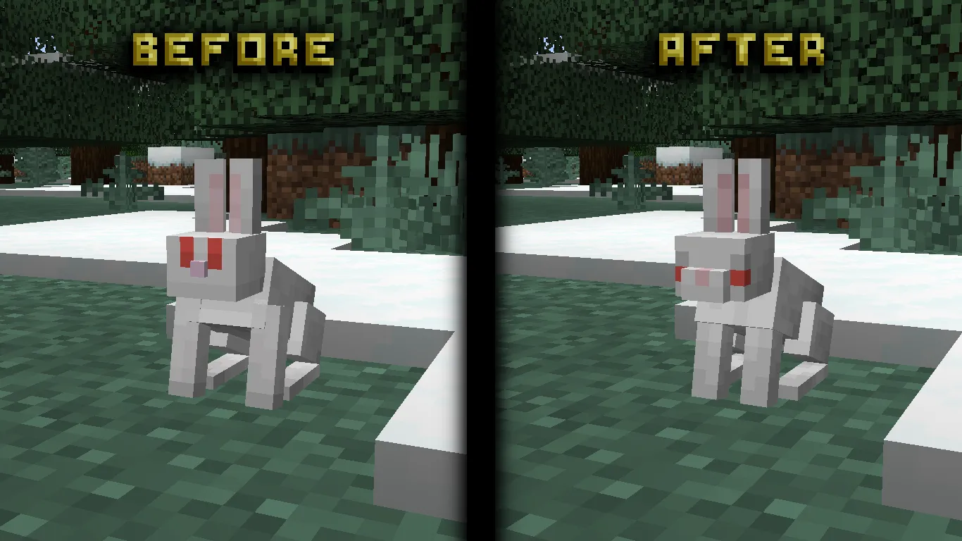 Remodeled Rabbit — скриншот 4 (Текстуры, Minecraft)