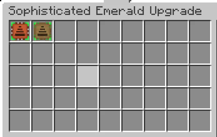Sophisticated Backpack/Storage Emerald Upgrade, Моды, Minecraft