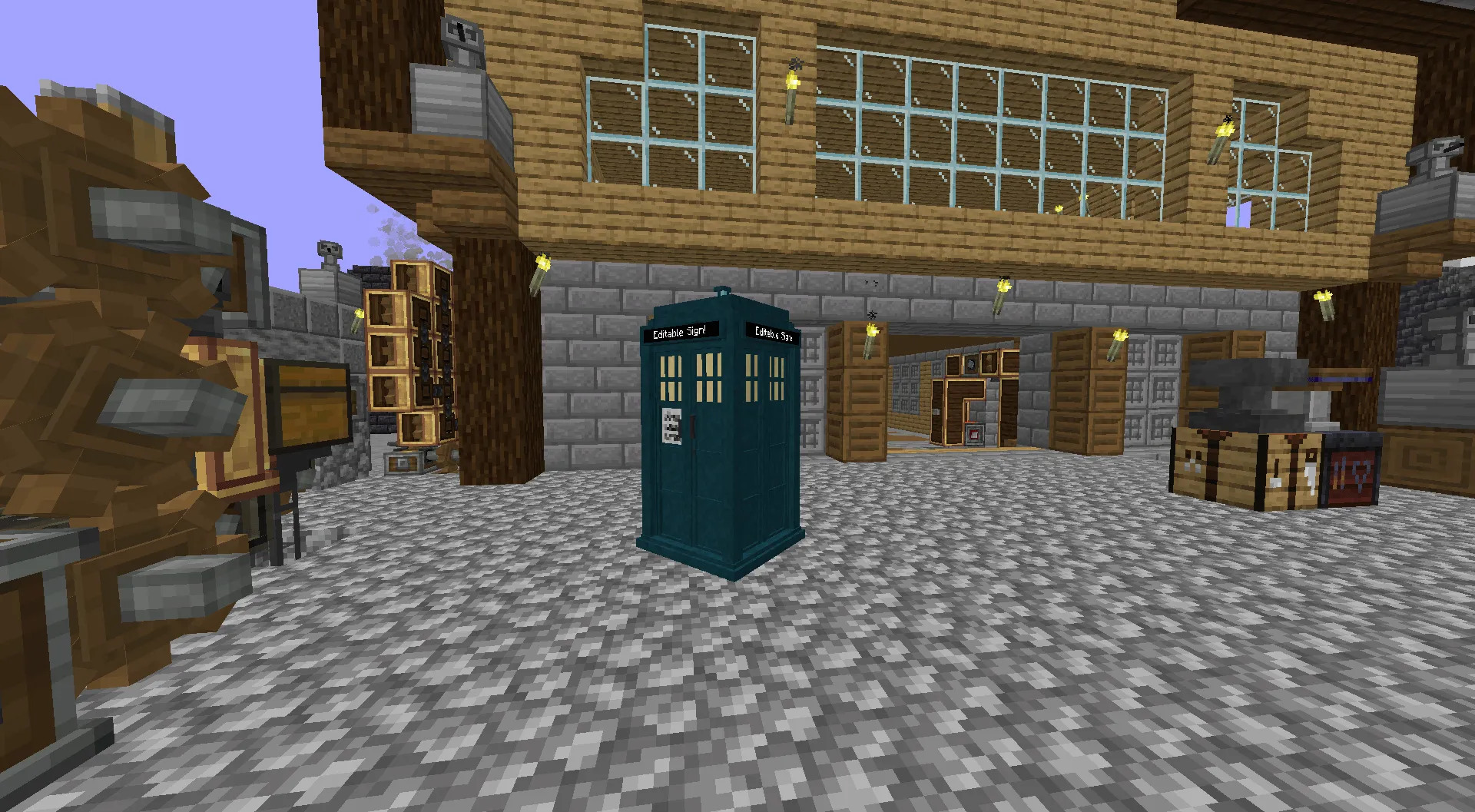 Time Vortex TARDIS: Mechanical Marvels — скриншот 2 (Модпаки, Minecraft)