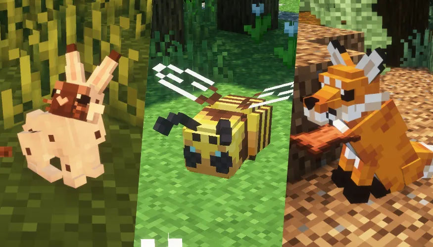 Gray's Animal Overhaul, Текстуры, Minecraft