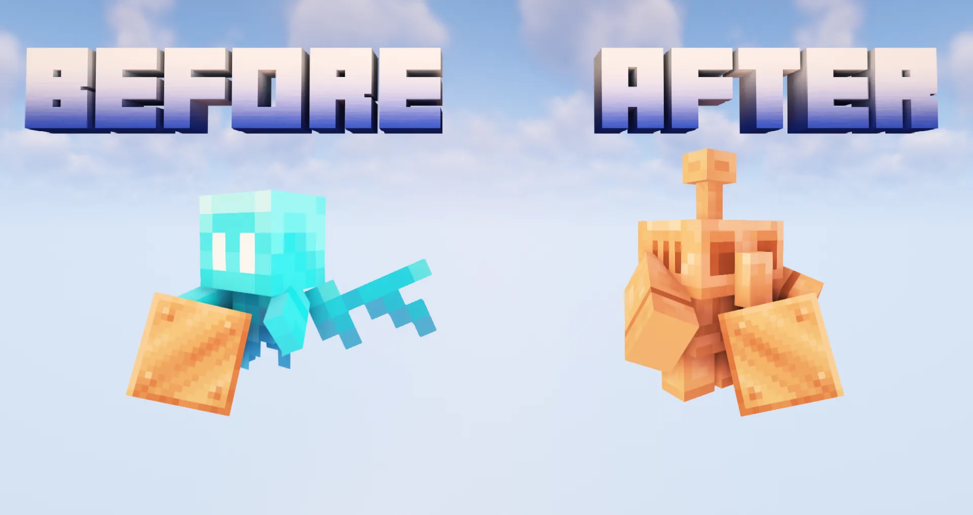 Allay To Copper Golem, Текстуры, Minecraft