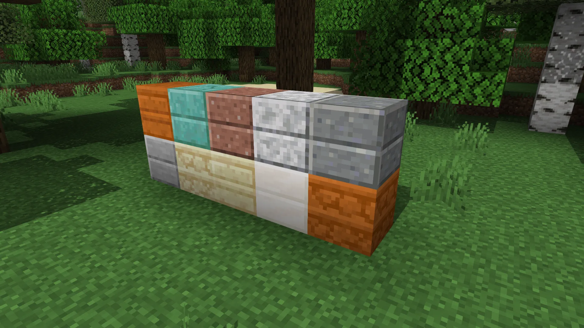 Improved Slab Textures, Текстуры, Minecraft