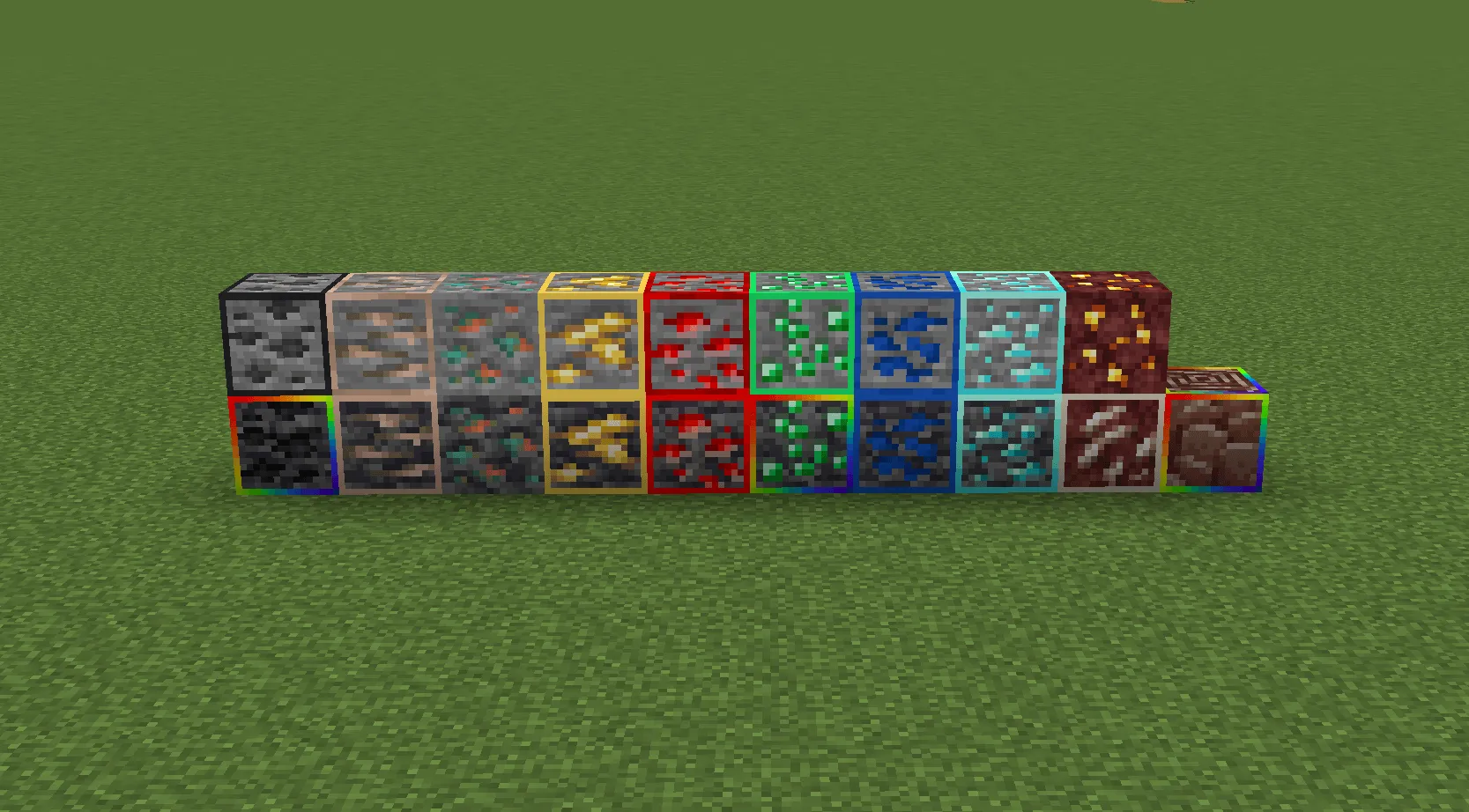 Borders Ore Pack, Текстуры, Minecraft