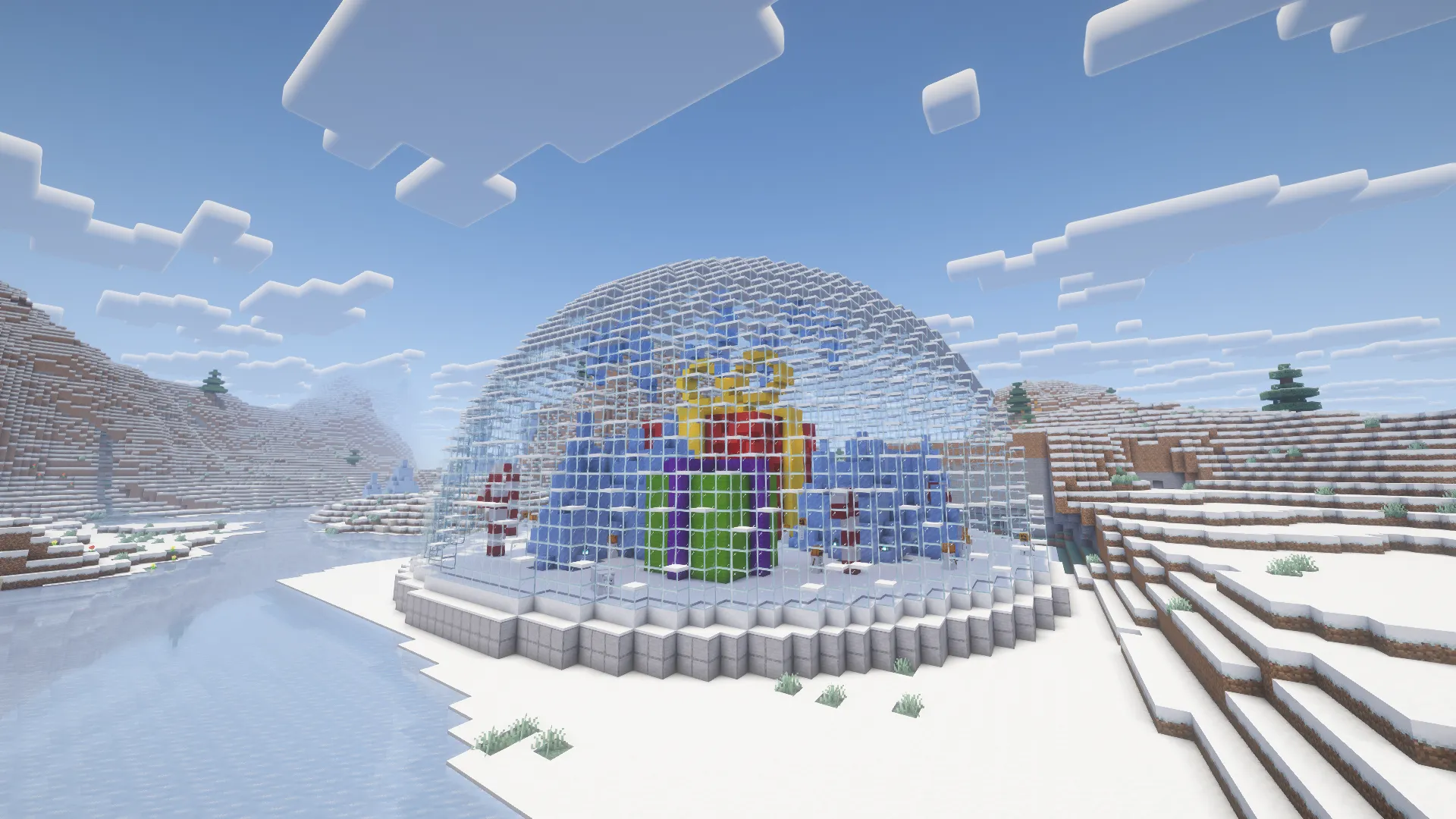 Big Gift Snowglobe — скриншот 4 (Моды, Minecraft)