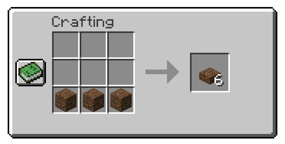 Just Dirt Slabs (Fabric) — скриншот 3 (Моды, Minecraft)