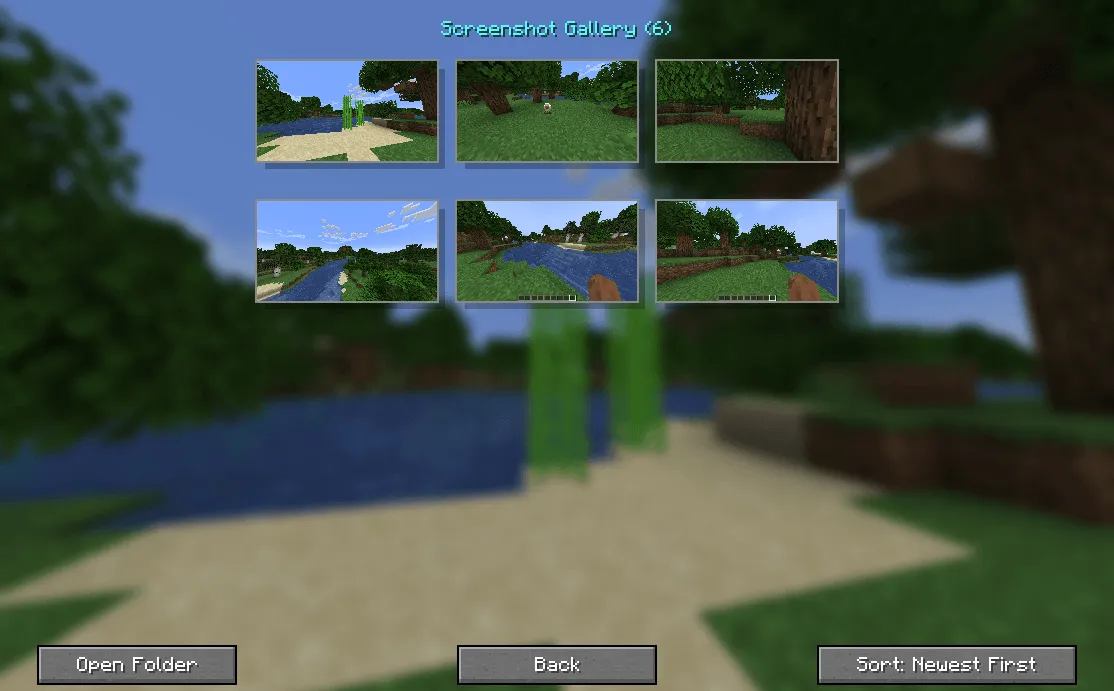 ScreenshotGallery Mod, Моды, Minecraft