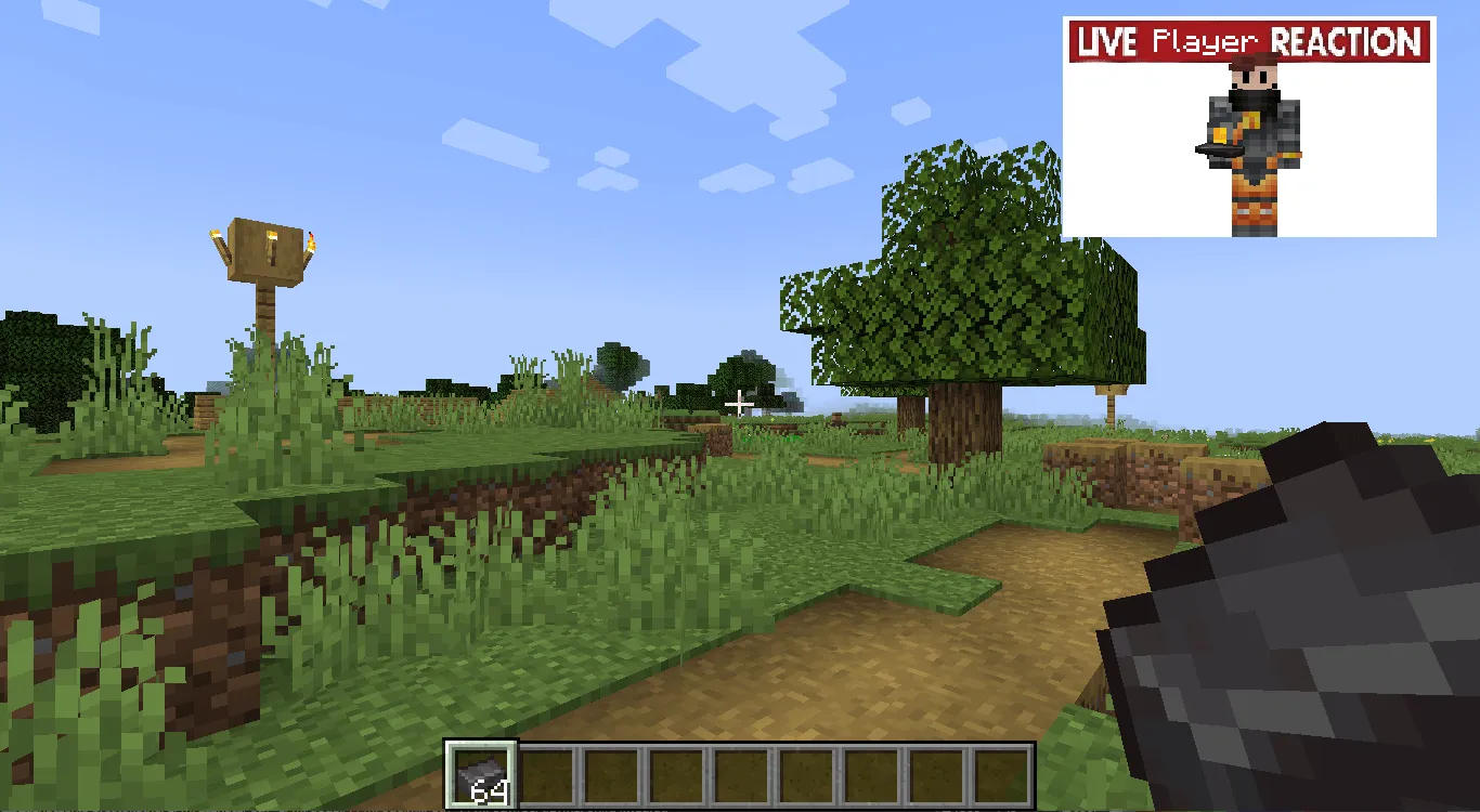 Live Reaction Mod — скриншот 2 (Моды, Minecraft)