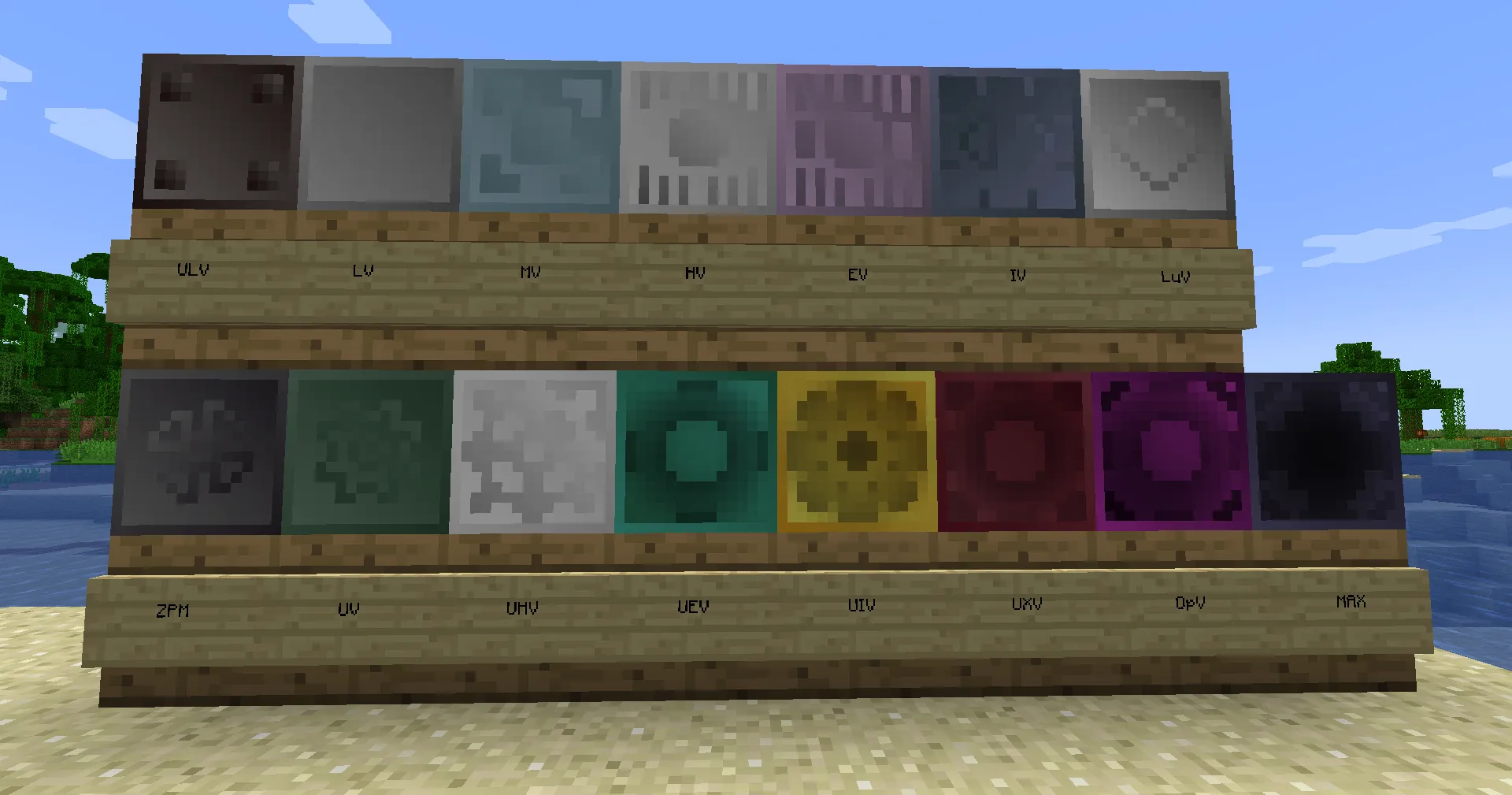 GTCEu Modern Programmer Art Colourful Casings — скриншот 2 (Текстуры, Minecraft)