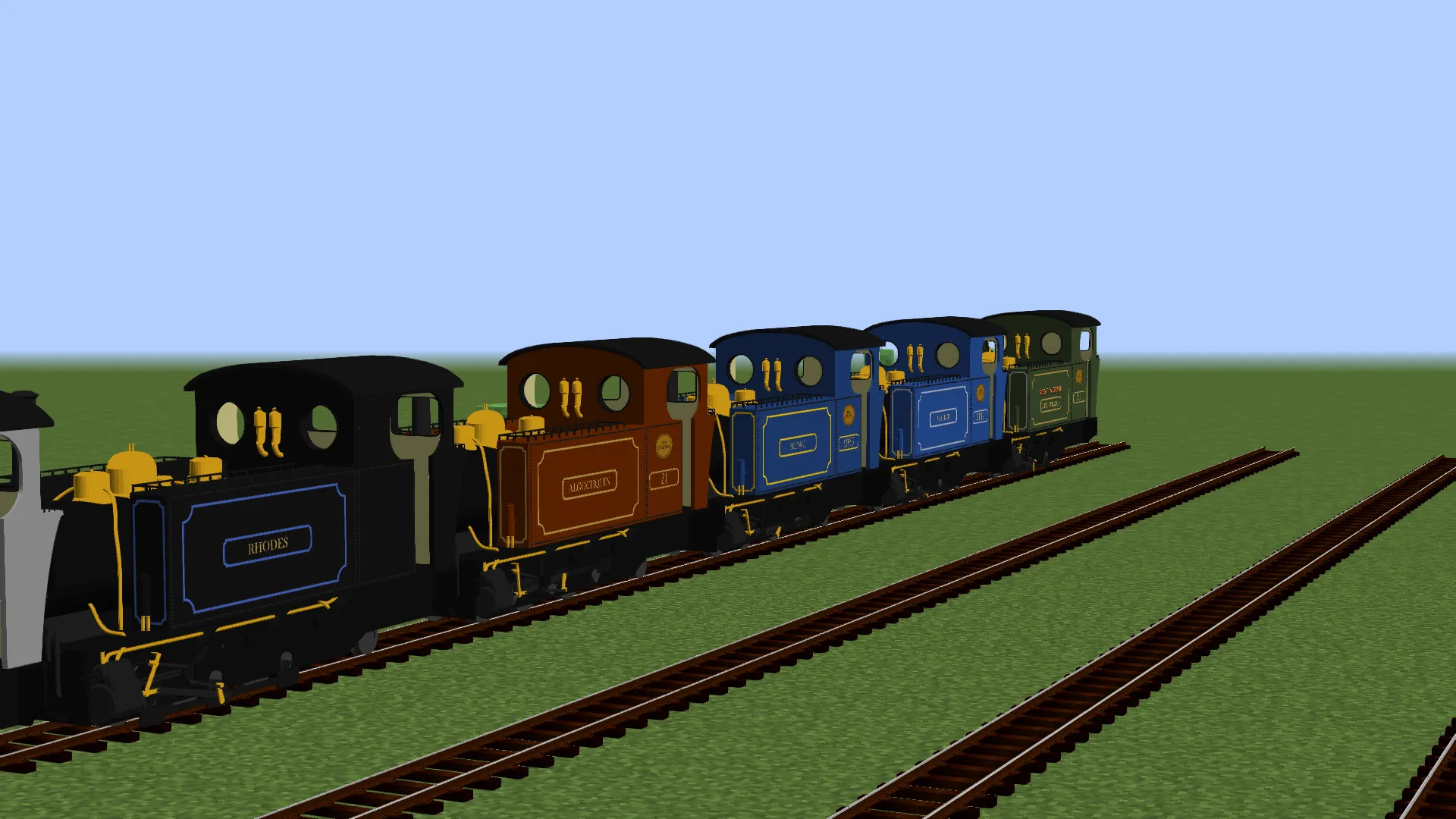 Bowmaker Fox's Narrow Gauge, Текстуры, Minecraft