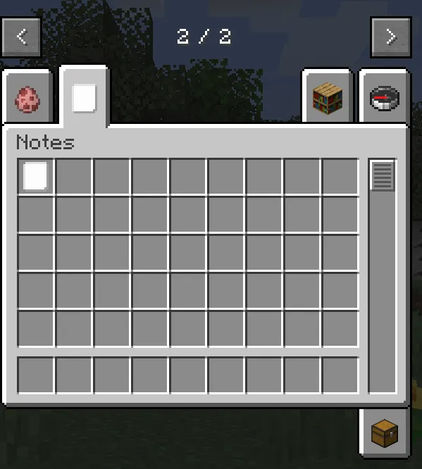 Notes lite — скриншот 2 (Моды, Minecraft)