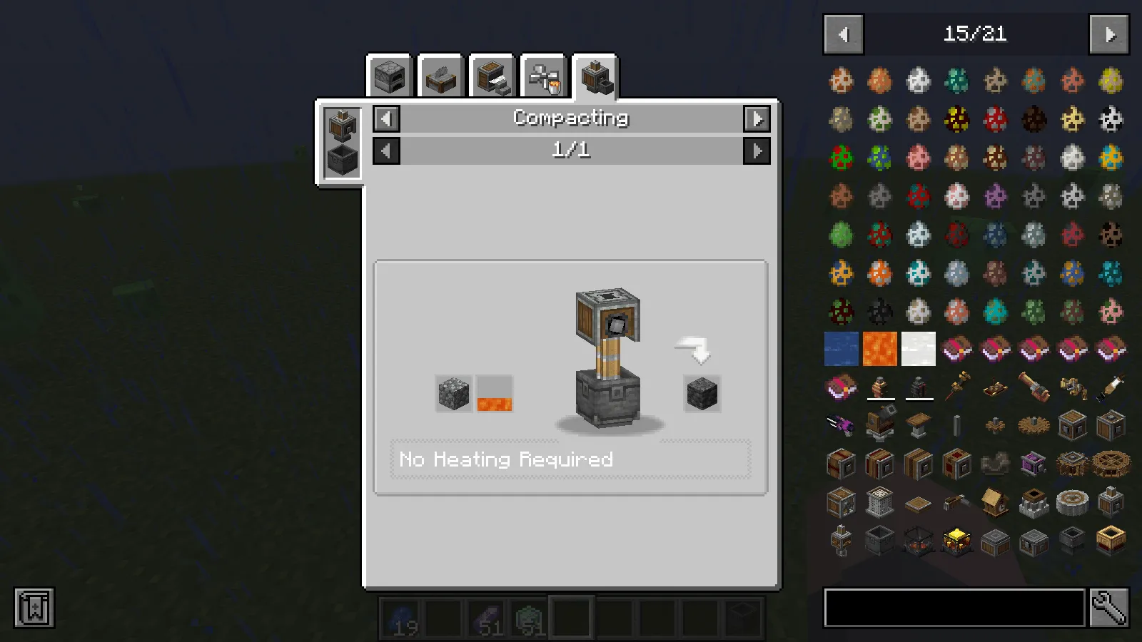 Create MMA, Моды, Minecraft