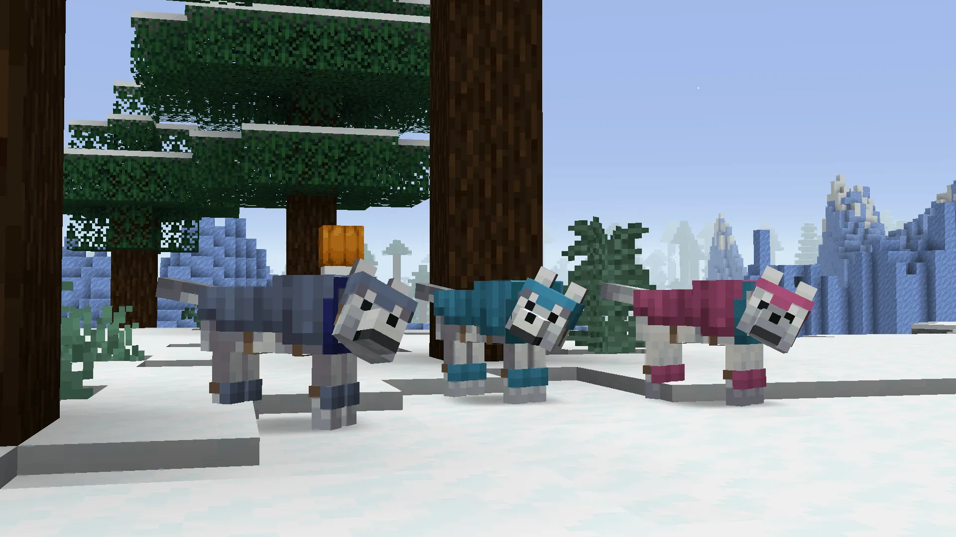 Colorful Canines, Текстуры, Minecraft
