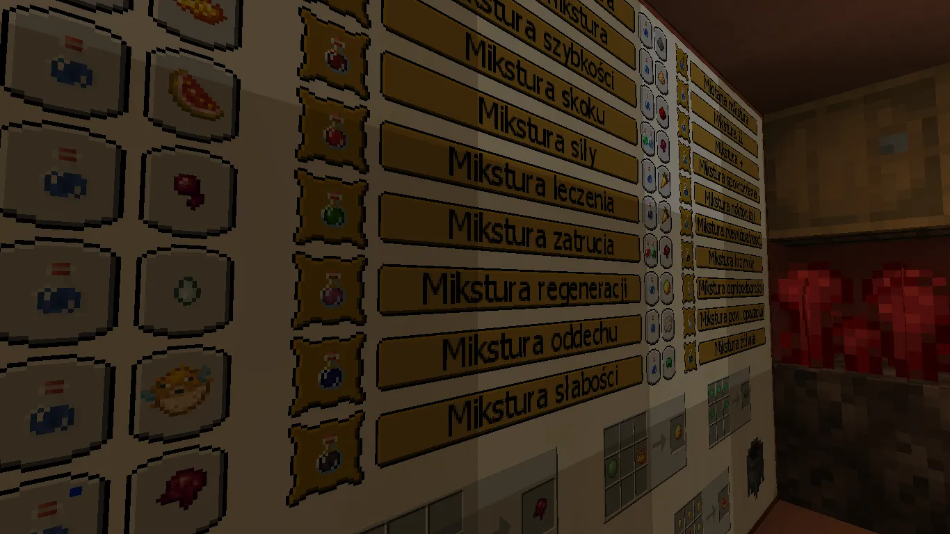 Alchemy cheat sheet/Ściąga alchemiczna — скриншот 2 (Текстуры, Minecraft)